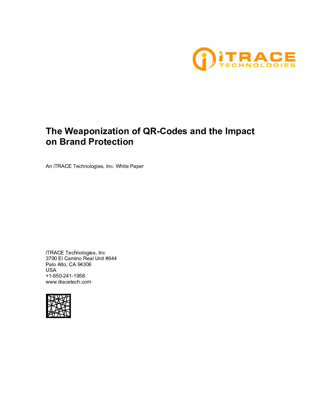 The Weaponization of QR-Codes and the Impact on Brand Protection